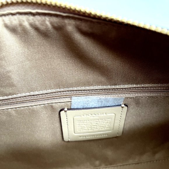 NWT $350 Original COACH Rowan Satchel Spaced Floral Field Print Off White CA229 - Picture 13 of 14